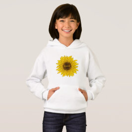 fröhliche Sonnenblumenhose mit individuelle Name Hoodie