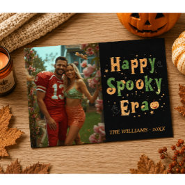 Fröhliche Spooky-Ära-Karte, Foto Halloween 2026 Einladung
