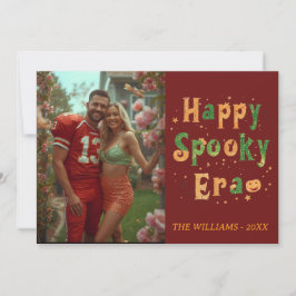 Fröhliche Spooky-Ära-Karte, Foto-Halloween 2026 Einladung