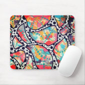 Fröhliche Spots, Punkte und Funky Lines Mousepad (Mit Mouse)