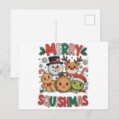 Fröhliche Squishmas Squish Squad Weihnachten Xmas (Vorne/Hinten)