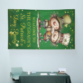 Fröhliche St. Patrick’s Day Party Illustration Banner (Messe)
