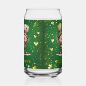 Fröhliche St. Patrick’s Day Party-Illustration Dosenglas (Rechts)