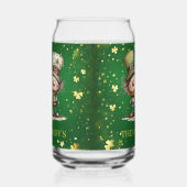 Fröhliche St. Patrick’s Day Party-Illustration Dosenglas (Links)