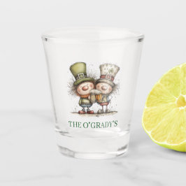 Fröhliche St. Patrick’s Day-Party-Illustration Schnapsglas