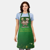 Fröhliche St. Patrick’s Day Party-Illustration Schürze (Getragen)