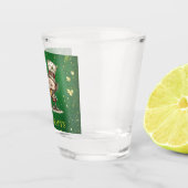 Fröhliche St. Patrick's Day Party-Illustration Schnapsglas (Rechts)