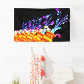 Fröhliche Sternenexplosionen Banner (Insitu)