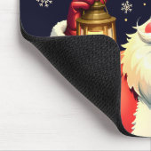 Fröhliche, strahlende Illustration von Santa mit L Mousepad (Ecke)