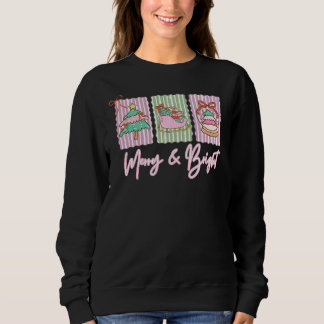 Fröhliche & strahlende vornehme Weihnachten Sweatshirt