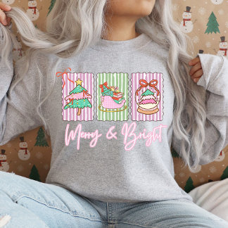 Fröhliche & strahlende vornehme Weihnachten Sweatshirt