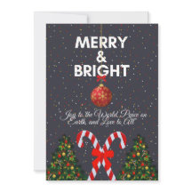 "Fröhliche & strahlende Weihnachtskarte"
