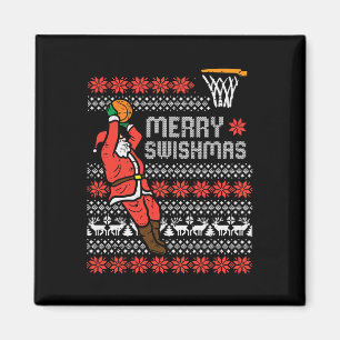Fröhliche Swishmas Sketll hässliche Weihnachten Xm Magnet