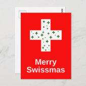 Fröhliche Swissmas! Weihnachten und Feiertage Postkarte (Vorne/Hinten)