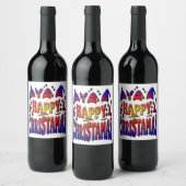 fröhliche Taufe Weinetikett (Flaschen)