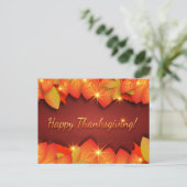 Fröhliche Thanksgiving-Grüße Postkarte (Stehend Vorderseite)