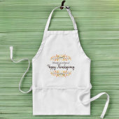 Fröhliche Thanksgiving Herbst Farbe Leaf Grenzen Schürze