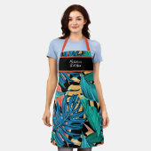 Fröhliche tropische Schürze im Sommer (Getragen)