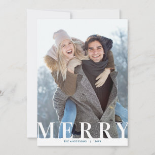 Fröhliche Typografie Vertikales Foto Weihnachten