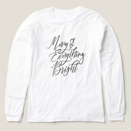Fröhliche und alles helle Feiertage Weihnachten Tri-Blend Shirt