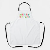 Fröhliche und farbenfrohe Weihnachtsfeier Schürze (Vorderseite)