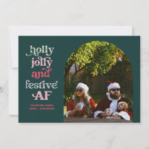 Fröhliche und Festliche AF Feiertags-Postkarte Feiertagskarte