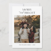 Fröhliche und fröhliche Foto Weihnachten (Vorderseite)