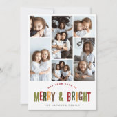 Fröhliche und helle 6 Fotos Weihnachten (Vorderseite)