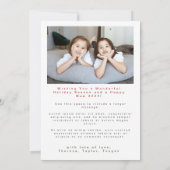 Fröhliche und helle 6 Fotos Weihnachten (Rückseite)