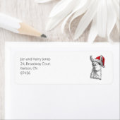 Fröhliche und helle anpassbare Lama-Spaß Weihnacht (Insitu)