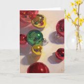 Fröhliche und helle Blank-Weihnachtskarte Karte (Gelbe Blume)