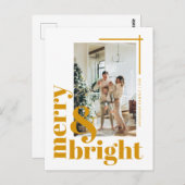 Fröhliche und helle Foto Weihnachten Postkarte (Vorne/Hinten)