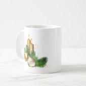 Fröhliche und helle Kerzen Kaffeetasse (Vorderseite Links)