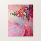 Fröhliche und helle Moderne Abstrakte Weihnachtsba Puzzle (Vertikal)