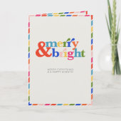 Fröhliche und helle Moderne Minimale Weihnachten (Vorderseite)