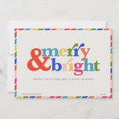 Fröhliche und helle Moderne Minimale Weihnachten (Vorderseite)