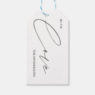 fröhliche und helle, moderne Weihnachten, leuchten Geschenkanhänger