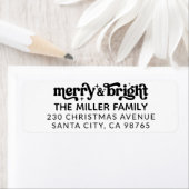 Fröhliche und helle Moderne Weihnachts-Rücksendead (Insitu)