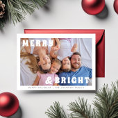 Fröhliche und helle, mutige Typografie Weihnachten