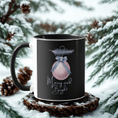 Fröhliche und helle Ornamente Rosa Pastell Urlaub Tasse