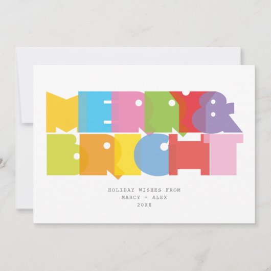 Fröhliche und helle Paare Foto Moderne Weihnachten (Vorderseite)