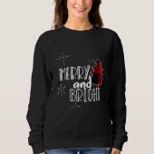 Fröhliche und helle Phantastische Weihnachten Weih Sweatshirt (Vorderseite)