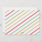 Fröhliche und helle Retro-Foto Weihnachten (Rückseite)