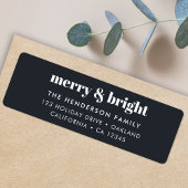 Fröhliche und helle Schwarz und Weiß Trendy Weihna