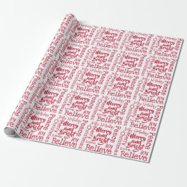Fröhliche und helle und andere fröhliche Weihnacht Geschenkpapier