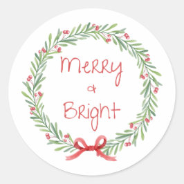 Fröhliche und helle Urlaubsaufkleber Runder Aufkleber