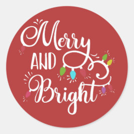 fröhliche und helle Urlaubserscheinungen Runder Aufkleber