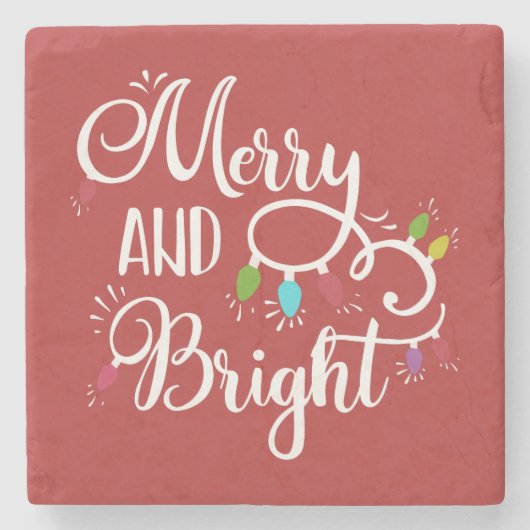 fröhliche und helle Urlaubserscheinungen Steinuntersetzer (Vorderseite)