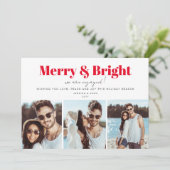 Fröhliche und helle Verlobung Ankündigung (Stehend Vorderseite)