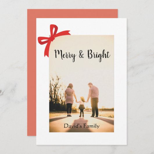 Fröhliche und helle Weihnachten (Vorne/Hinten)